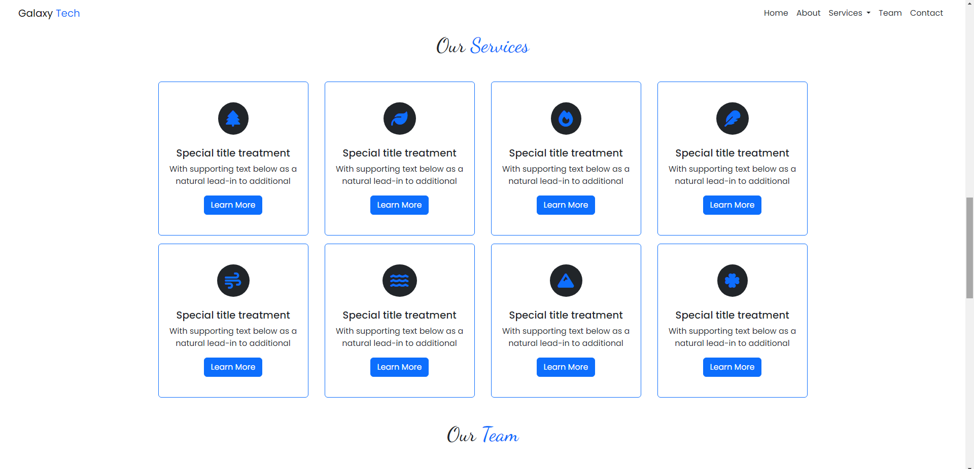 Bootstrap Website
